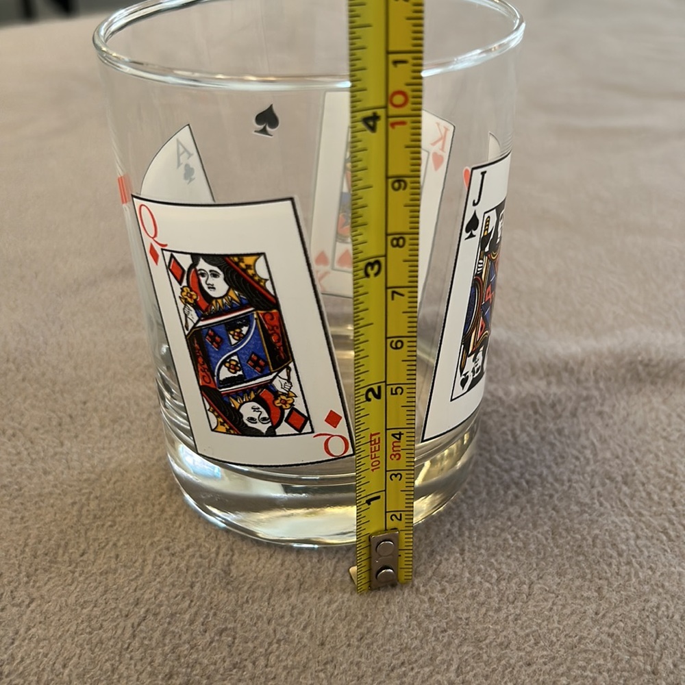 Luminarc “Card Party” Glasses - 4 pc Set - Picture 5 of 7